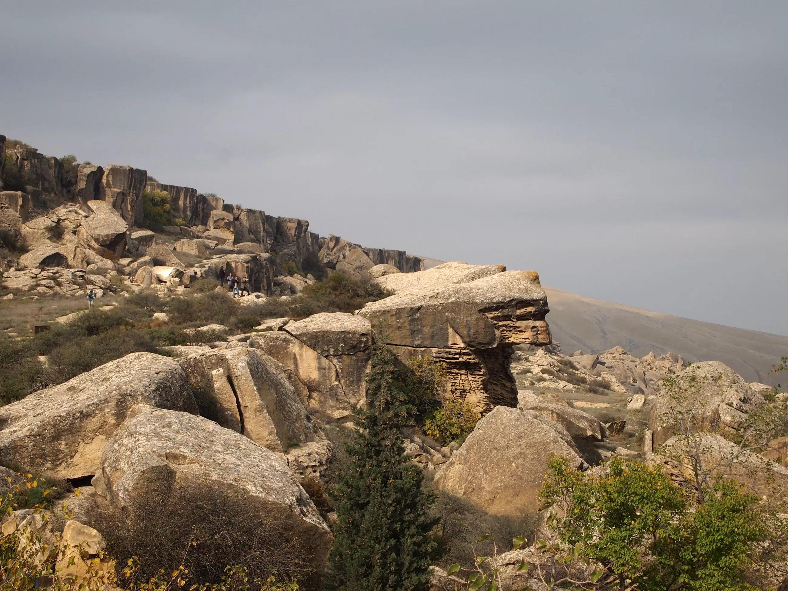 Parc national de Gobustan – Rocher ressemblant au Sphinx