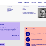 Home page with open mega menu